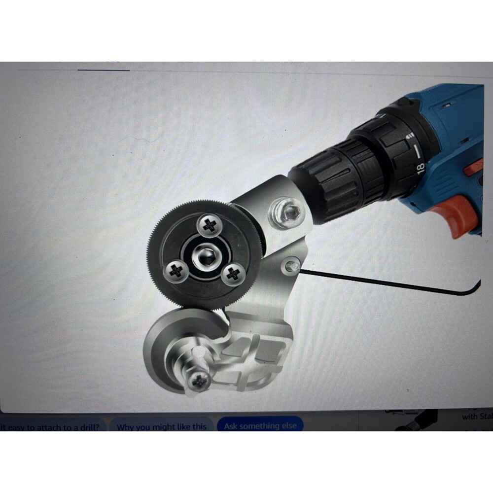 CZS Sheet Metal Cutter for Drill, Drill Attachment Style 1